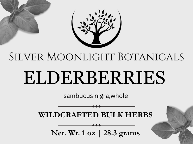 Elderberries | Whole Elderberries | Wildcrafted Elderberries | Sambucus nigra